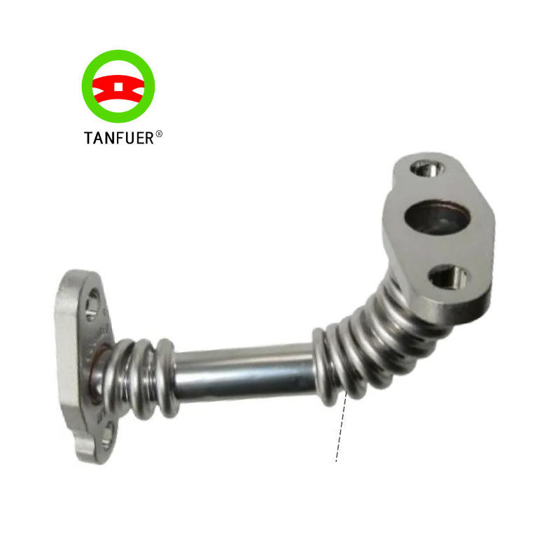 Auto Parts LR075622 C2Z32047 LR025518 C2G2670 Turbocharger Oil Return Line Assembly for Land Rover Range Rover Evoque 2012 - 2018 Auto Parts LR075622 C2Z32047 LR025518 C2G2670 Turbocharger Oil Return Line Assembly for Land Rover Range Rover Evoque 2012 - 2018