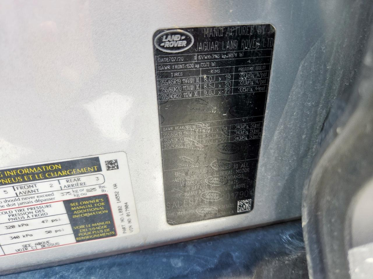 2020 LAND ROVER DEFENDER 110 HSE 2020 LAND ROVER DEFENDER 110 HSE