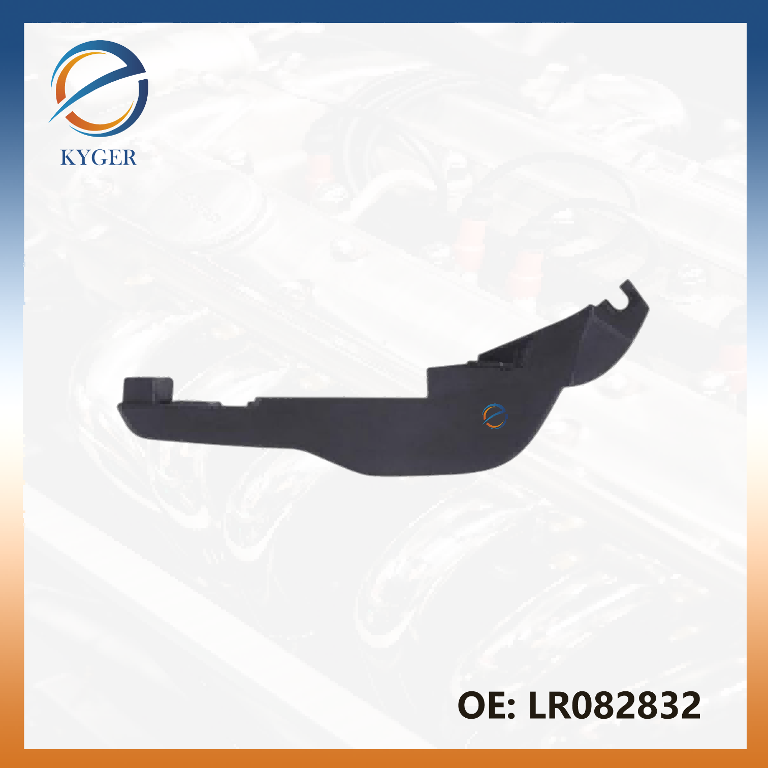 Front Bumper Lower air Deflector for Land Rover L462 Discovery 5 2021- LR082832