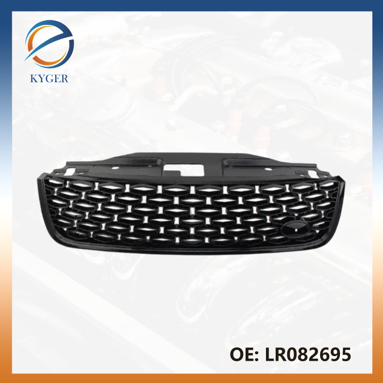 Front Bumper Grille All Black for Land Rover Discovery 5 2020 Year OEM LR082695