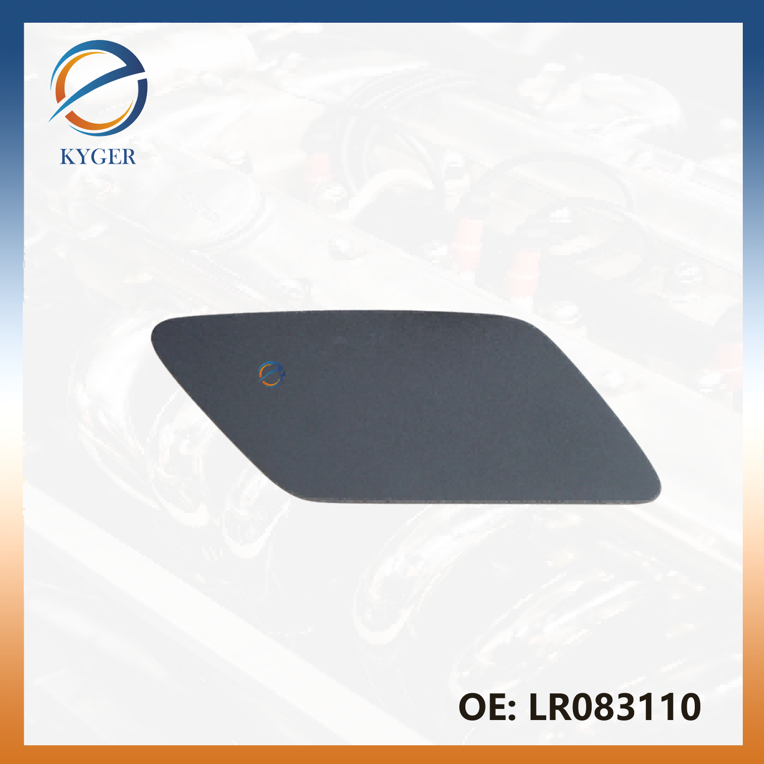 LR083110 Headlamp Washer Sprayer Cover for Land Rover L462 Discovery 5 2017-2020