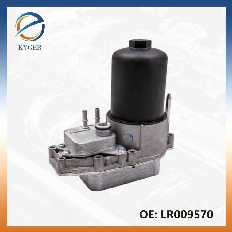 LR009570 1354253 Oil Cooler 2.7L TDV6 Engine Oil Cooler Assembly for Land Rover Range Rover Sport 2006-2017