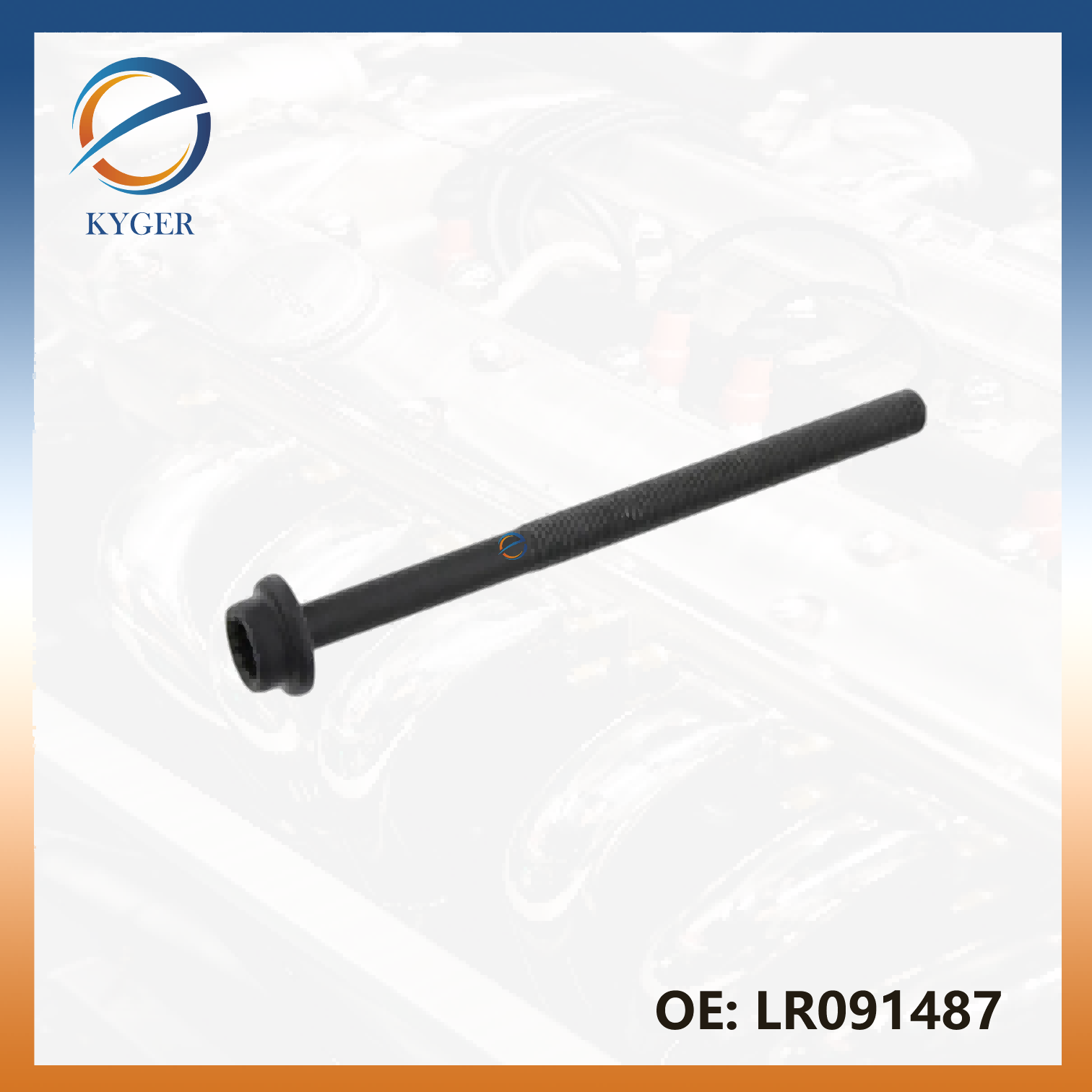 LR091487 Cylinder Head Bolt for Land Rover Jaguar XE XF E-PACE F-PCAE 2.0L Petrol Engine
