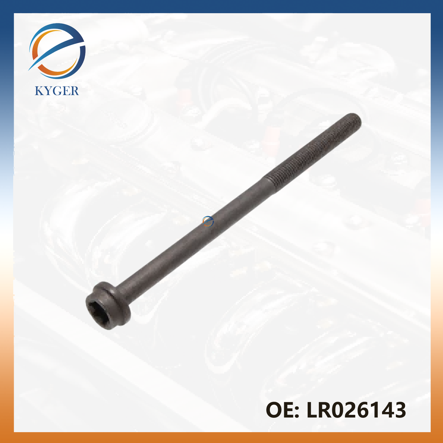 LR026143 Cylinder Head Bolt for Land Rover Jaguar XE XF XK XJ F-PACE F-TYPE 3.0L 5.0L Petrol Engine