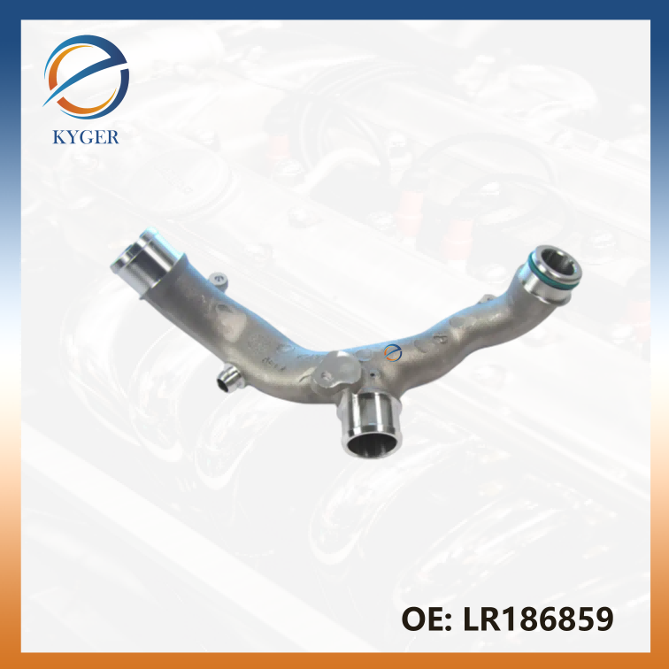 Aluminum Engine Coolant Water Hose LR186859 for Land Rover Range Rover Sport 2010 - 2017 3.0L 5.0L Gas Engine