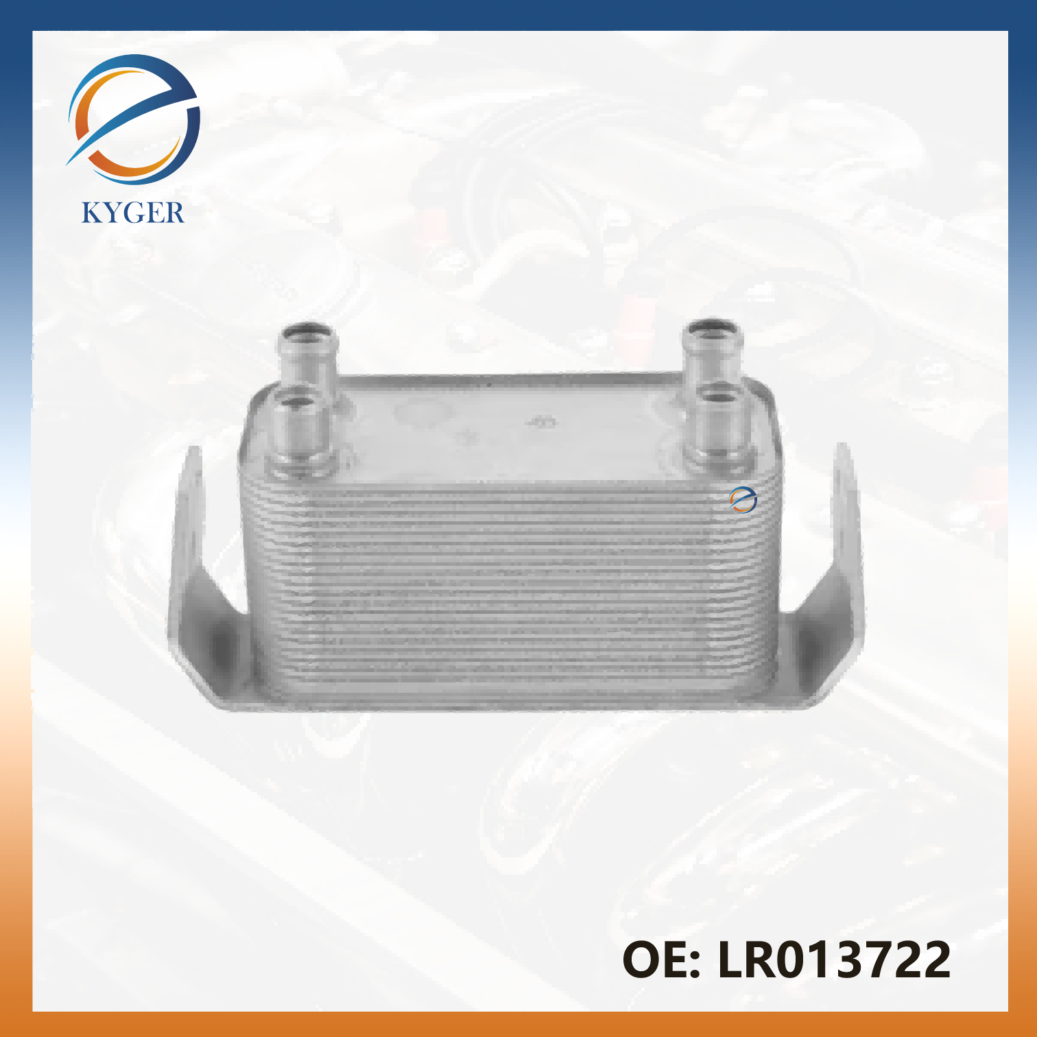 LR013722 Transmission Oil Cooler for Land Rover Discovery 4 Range Rover Sport L320 5.0L V8 3.0L V6 Gasoline Engine