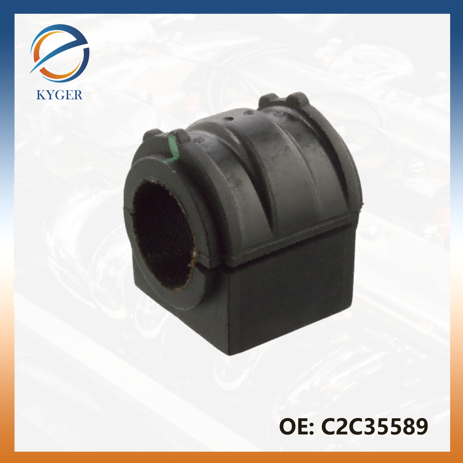 Suspension System C2C35589 Front Stabilizer bar Bushing XR819697 for Jaguar XJ 2010-2019 X351