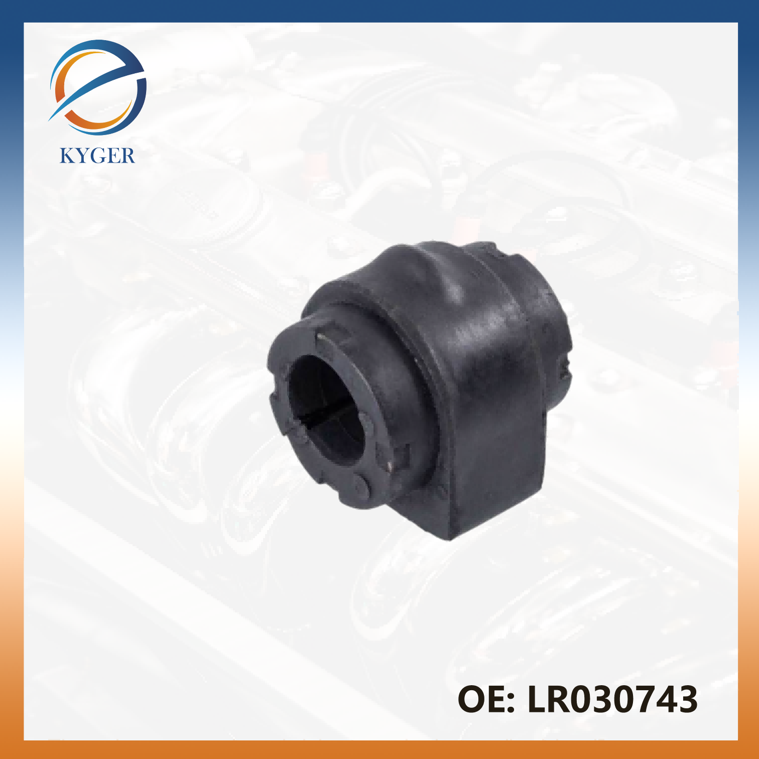 Suspension System Front Stabilizer Bushing LR005649 LR030743 LR034392 LR005648 for Freelander 2(06-14) Evoque(12-) 2.2L/3.2L 16V Diesel