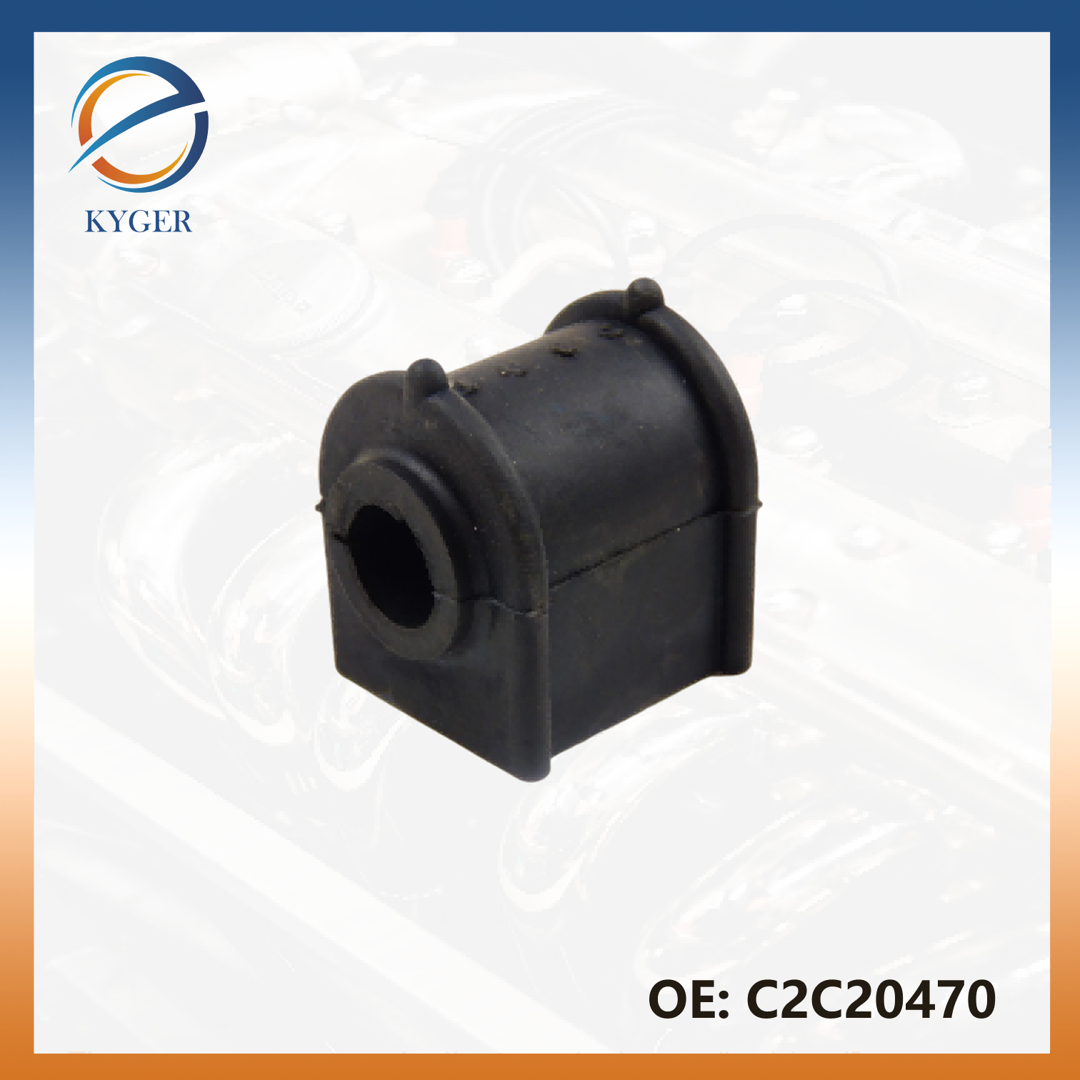 Suspension System C2C20470 Rear Sway Stabilizer Bar Bushing for Jaguar XF 2009-2015 XE X250 X260 C2Z4718 C2C20469